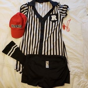 COSTUME- Referee long shirt, shorts, hat, socks..